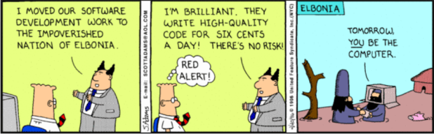 Dilbert Outsourcing
