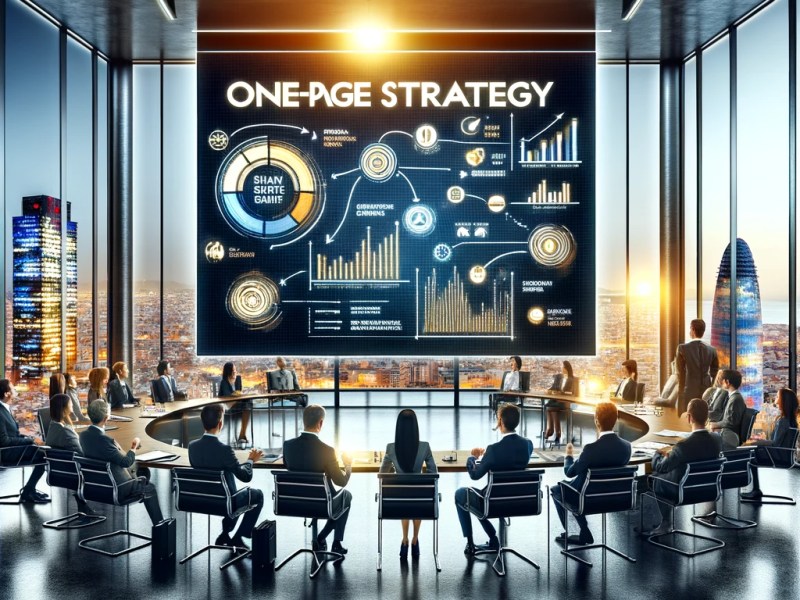 Streamlining Success: How a Single Page Can Shape Your Strategic&nbsp;Vision